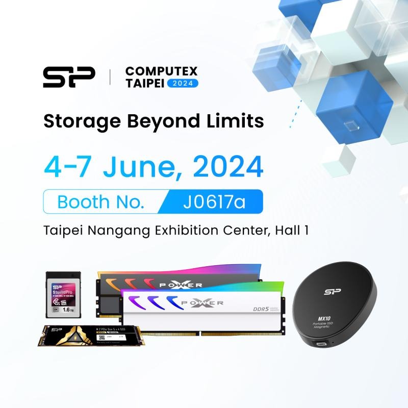 COMPUTEX TAIPEI 2024はまもなく開催されます‼
Silicon PowerはCOMPUTEXで下記４つの新製品をご紹介します🙌
XPOWER Storm #DDR5 RGB、MX10 MagSafe対応ポータブル #SSD 、#VPG400 認証済みのStudioPro #CFexpress Type Bカード、US85 PCIe 5.0 DRAM-less SSD
是非ブース「J0617a」にお越しください✨