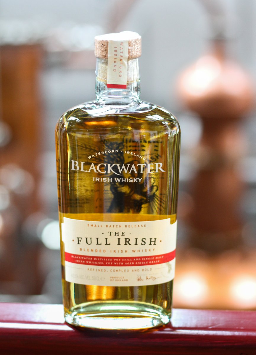 𝗡𝗘𝗪 𝗥𝗘𝗟𝗘𝗔𝗦𝗘!

'The Full Irish' from 𝗕𝗹𝗮𝗰𝗸𝘄𝗮𝘁𝗲𝗿 𝗗𝗶𝘀𝘁𝗶𝗹𝗹𝗲𝗿𝘆 is a blended Irish whiskey which is made up of the three styles of Irish whiskey: single malt, grain, and pot still.

Bottled at 48.5% ABV and priced at €55 for 500ml bottle.

more: