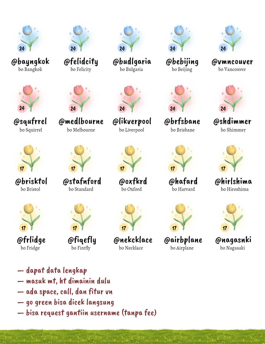 chercish's tweet image. WTS ACC INACT &amp;amp; KOSONGAN

— verif all, nomor luar, no mastip
— go green
— dikasih data lengkap
— masuk ht setelah dimainin 
— ada fitur call, space, vn 

🟦 y24 v email 💰 7k
🟥 y24 v all 💰 8k
🟨 y16 v all 💰 10k