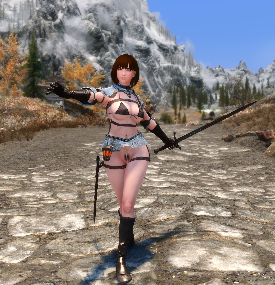 RaceMenu初めて使った😳
#Skyrim #SkyrimAE