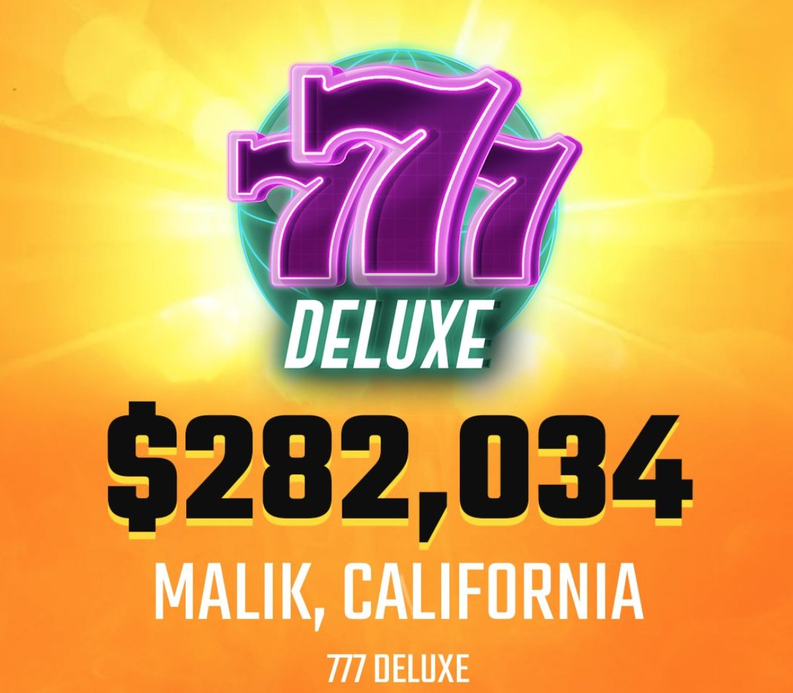 Congratulations to a player from California who managed to win a cool prize in 777 Deluxe! 🎰🤩

#casino #gambling #slots #777deluxe #win #luck #bigwin #onlinecasino #gaming #cryptogames