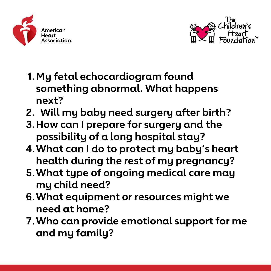 GoRedforWomen (@goredforwomen) on Twitter photo Finding out your baby has a congenital heart defect is frightening. Getting answers to these 7 questions can help.
Weāre proud to join forces with <a href="/TheCHF/">The Children's Heart Foundation</a> to raise awareness and advance lifesaving research for congenital heart defects. Finding out your baby has a congenital heart defect is frightening. Getting answers to these 7 questions can help.
Weāre proud to join forces with <a href="/TheCHF/">The Children's Heart Foundation</a> to raise awareness and advance lifesaving research for congenital heart defects.