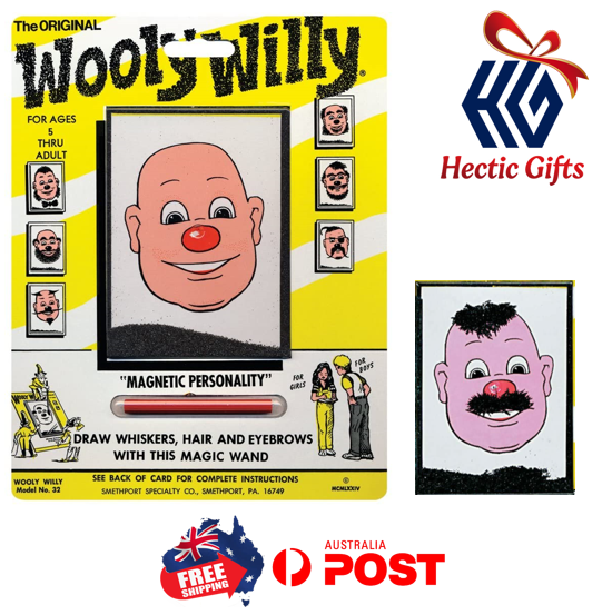 Wooly Willy is part of Toy History and his 'magnetic' personality is just as much fun today as it was when he was first introduced!

ow.ly/hBwH50HZgs2

#New #HecticGifts #WoolyWilly #Classic #Retro #Vintage #Magnetic #ToyHistory #FreeShipping #AustraliaWide #FastShipping