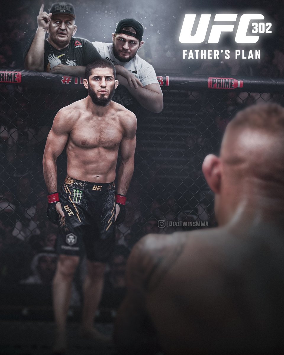 Father’s Plan ☝🏼 @TeamKhabib will corner @MAKHACHEVMMA on Saturday. 🔥#UFC302