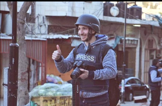 BREAKING: Israeli Forces Have Kidnapped Journalist Bilal Taweel From His House In the West Bank Freedom of Press Is Dead in Israel.