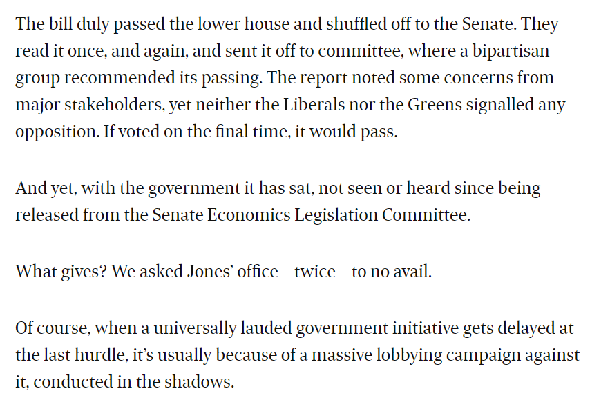 How to save a loyalty tax: the quiet campaign to kill a bill that would let customers tell a telco, bank or energy company to switch their accounts for them From today's column: afr.com/rear-window/st…