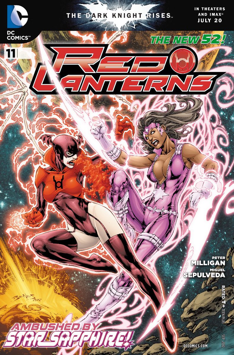 Red Lanterns #11 Cover - Art by Ed Benes and Nathan Eyring 
#Bleez #Fatality #StarSapphire
#RedLantern #New52 #dccomics