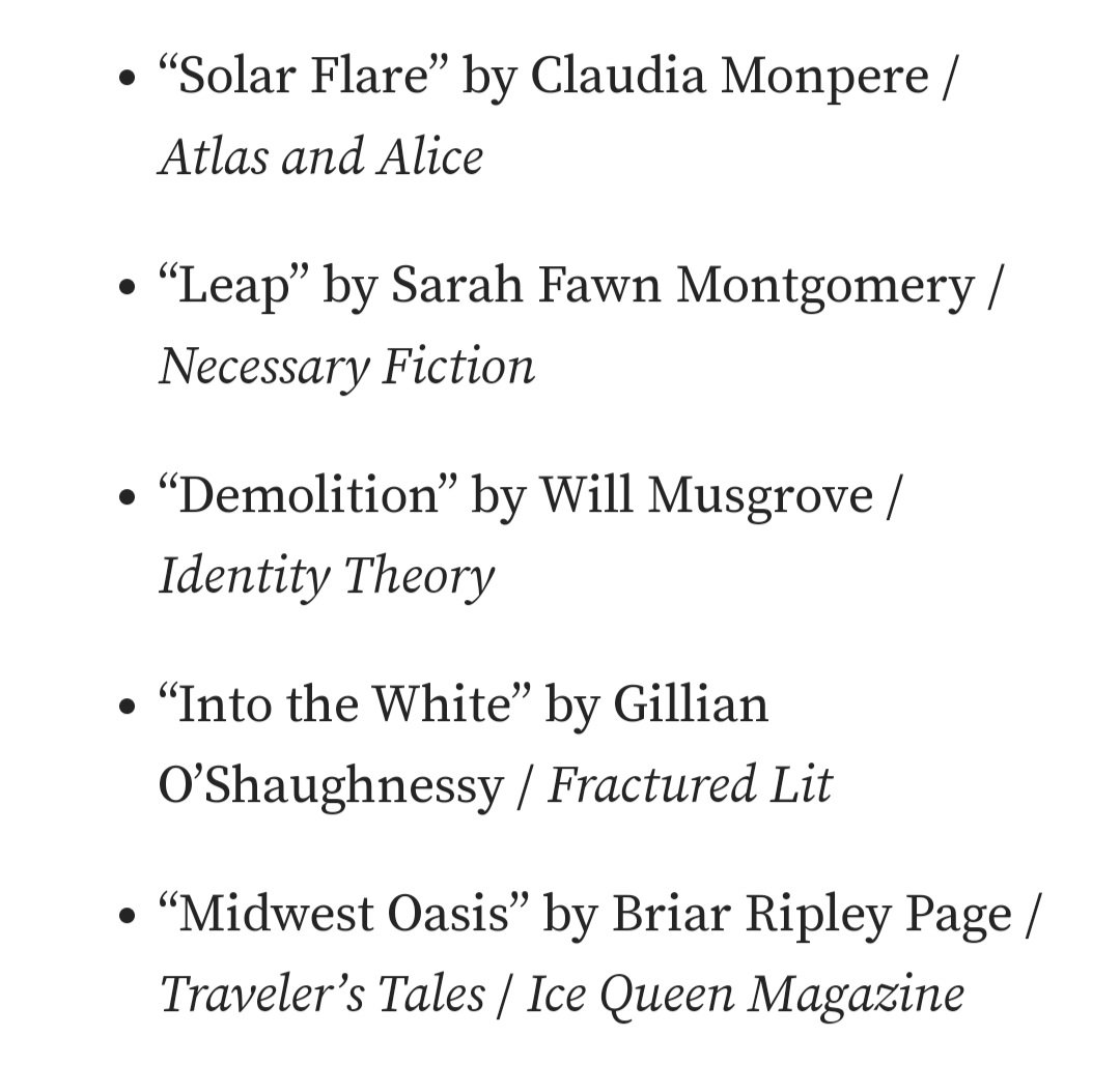 ✨️Oh hey, I'm in this. Thanks to everyone over at @IdentityTheory for giving my story such an amazing home and for nominating the piece. ✨️