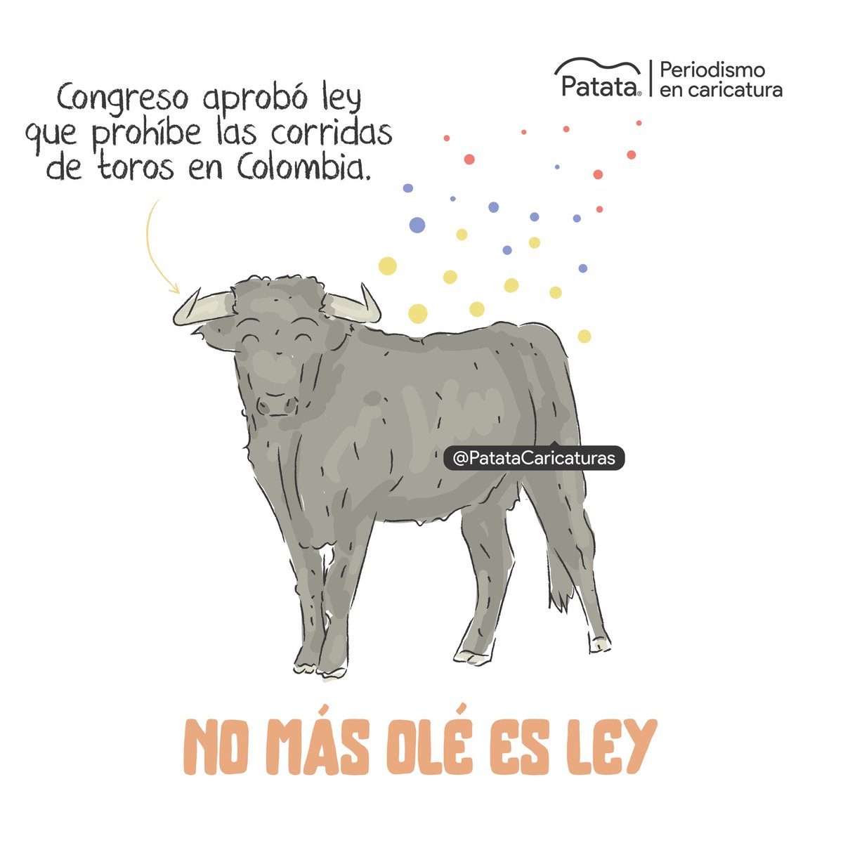 🐂👏🏽 Por los animales, #NoMásOlé es ley. 
🧵