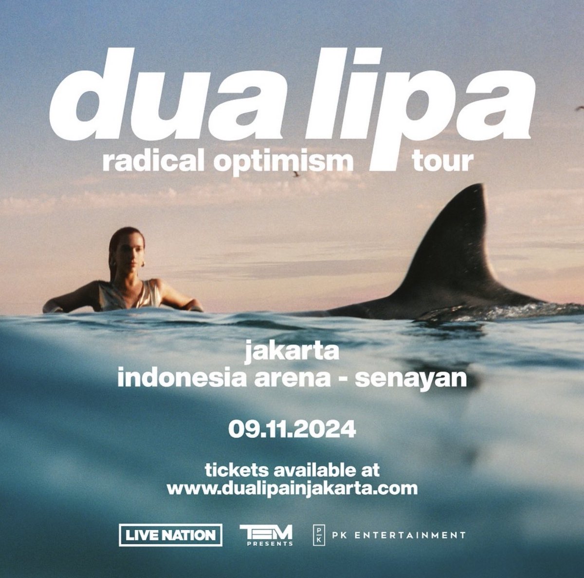 Kabar baik @DUALIPA akan konser di Jakarta 9 November 2024!