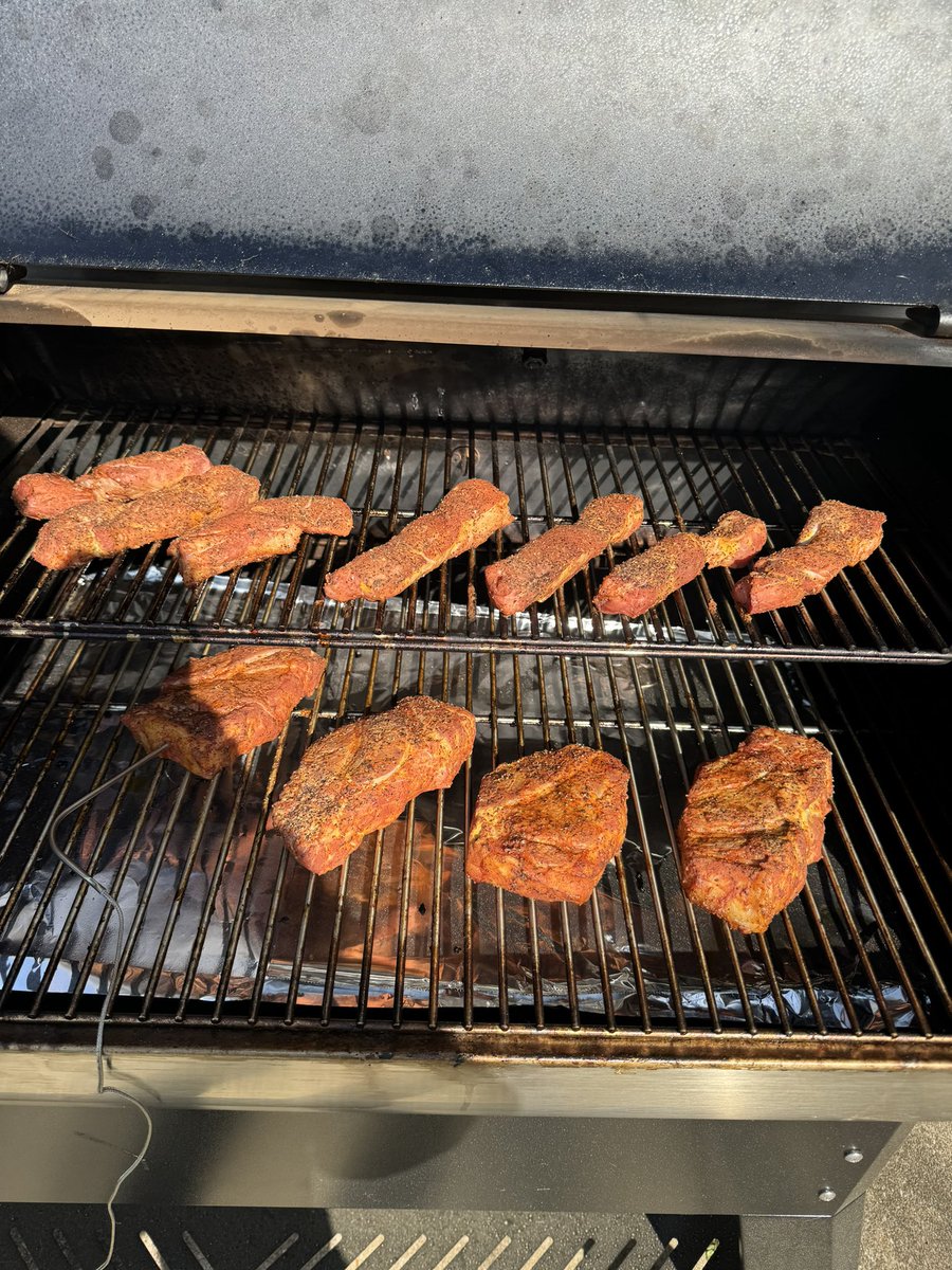 Pork steaks and country style ribs! @HowToBBQRight @KosmosQ @recteq_official