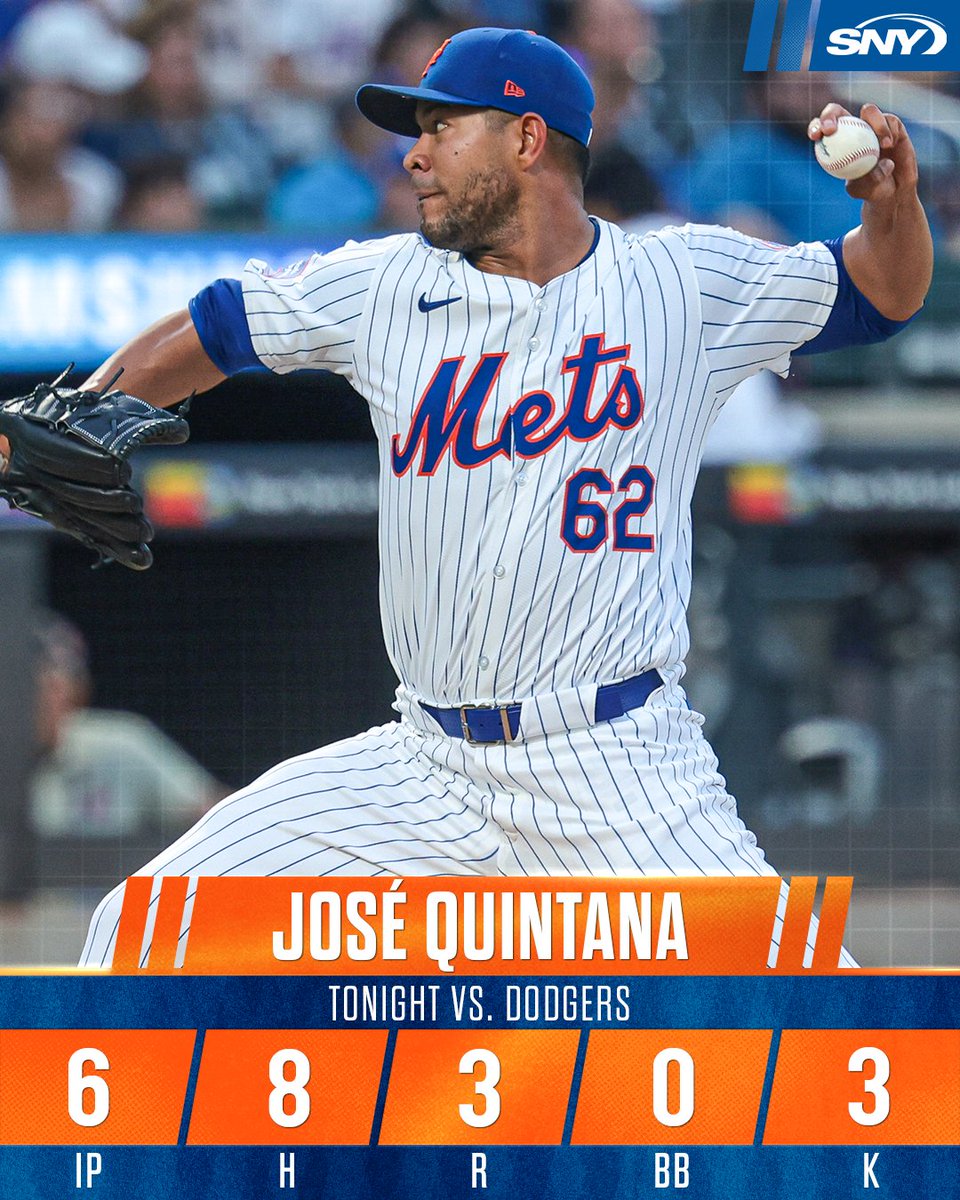 The final line for Jose Quintana tonight