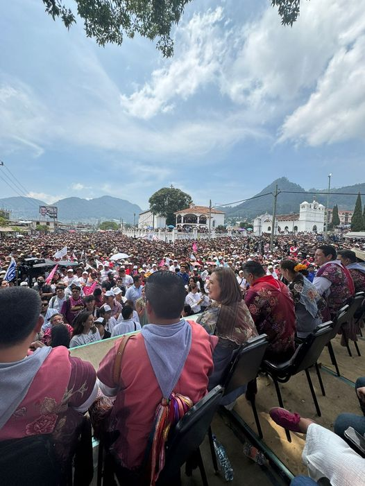 Nos Reportan lleno Total en Chiapas con Xochitl