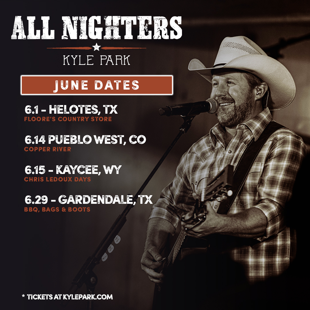 🎸🌟 Gettin’ ready to hit the road and play some tunes this June! 🌟🎸 Tour dates and tickets at kylepark.com/tour