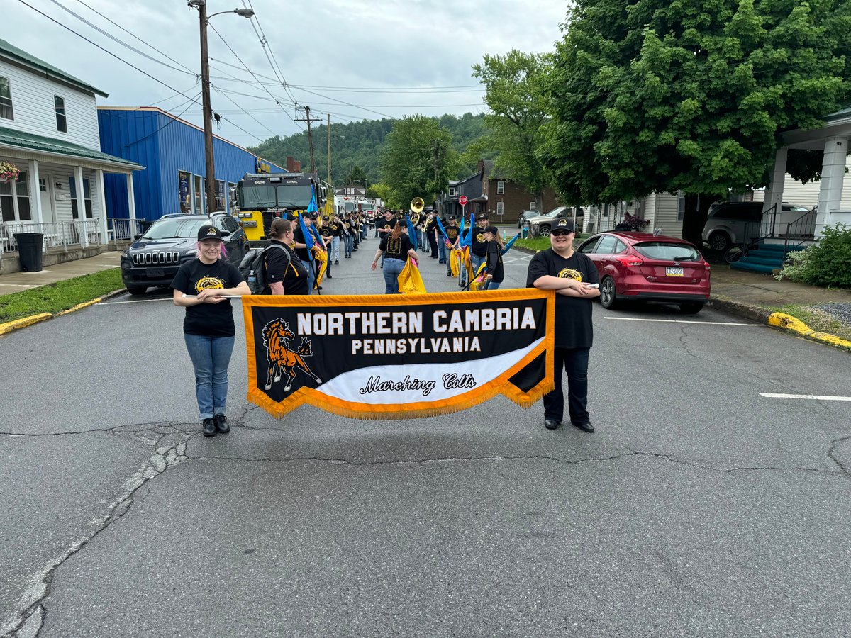 Northern Cambria School District (@ncsdcolts) on Twitter photo The Marching Band, under the direction of Mr. Fred Montanaro, proudly served the community on Memorial Day, despite the rain.  Kudos to the band for coming out in the weather AND after school is out for summer.  Colt Pride at its finest! The Marching Band, under the direction of Mr. Fred Montanaro, proudly served the community on Memorial Day, despite the rain.  Kudos to the band for coming out in the weather AND after school is out for summer.  Colt Pride at its finest!