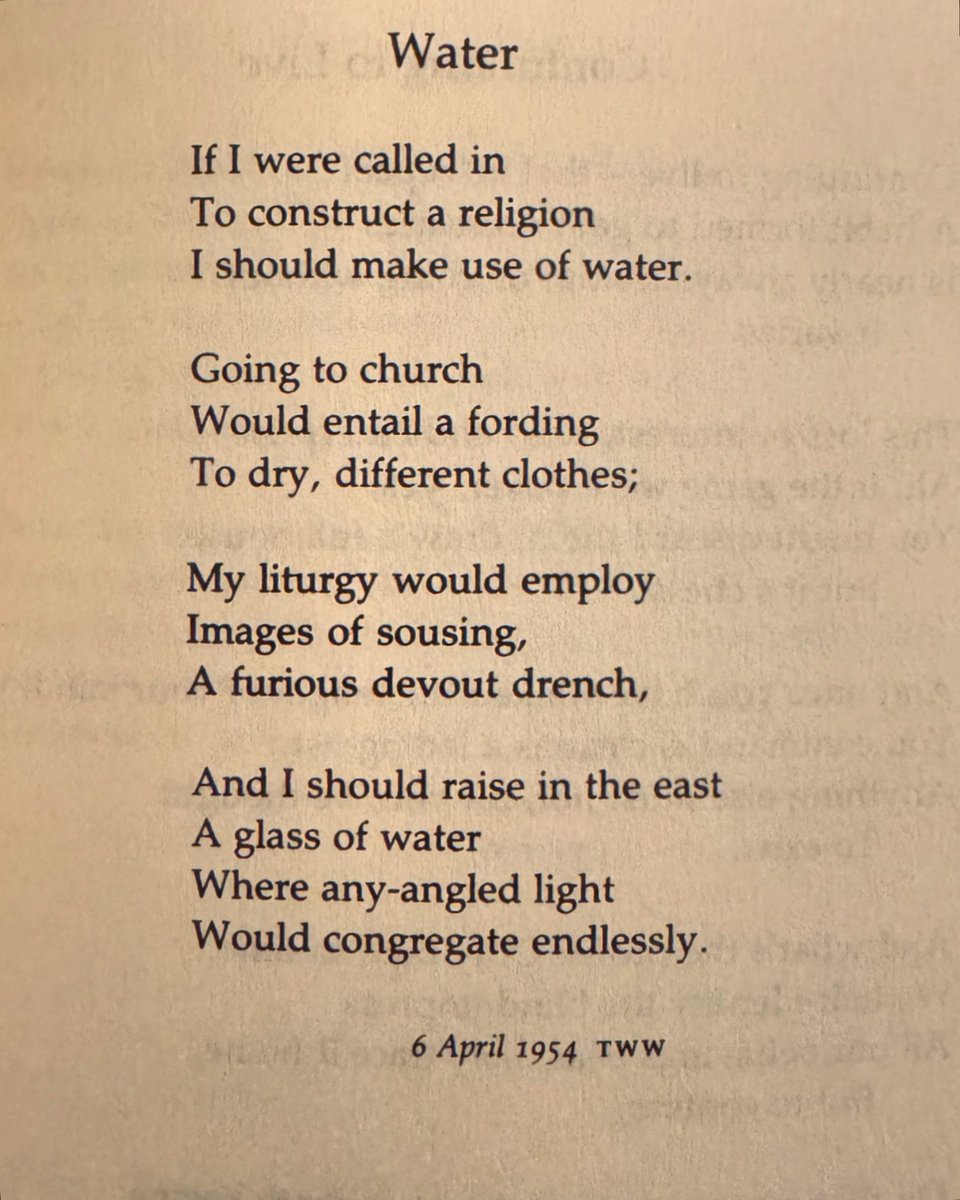 “A furious devout drench” A poem by Philip Larkin.