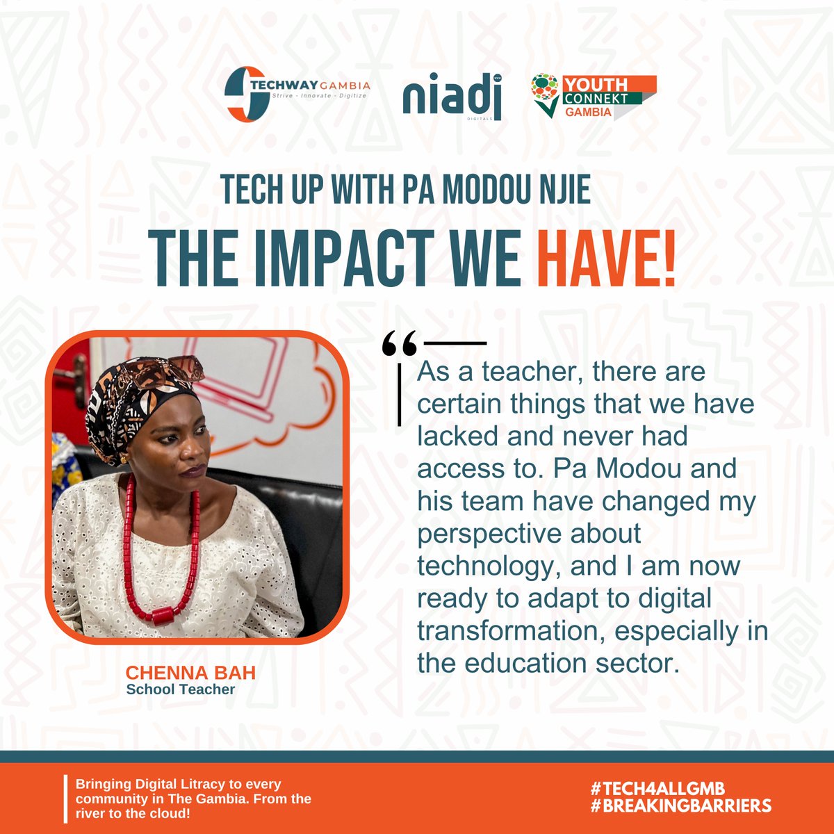 As a trainer, there's nothing more rewarding than seeing teachers like Mrs. Chenna Bah embrace digital transformation! I am thrilled to equip educators with the skills to revolutionize learning in The Gambia's classrooms.

#DigitalLearning #TheFutureIsNow