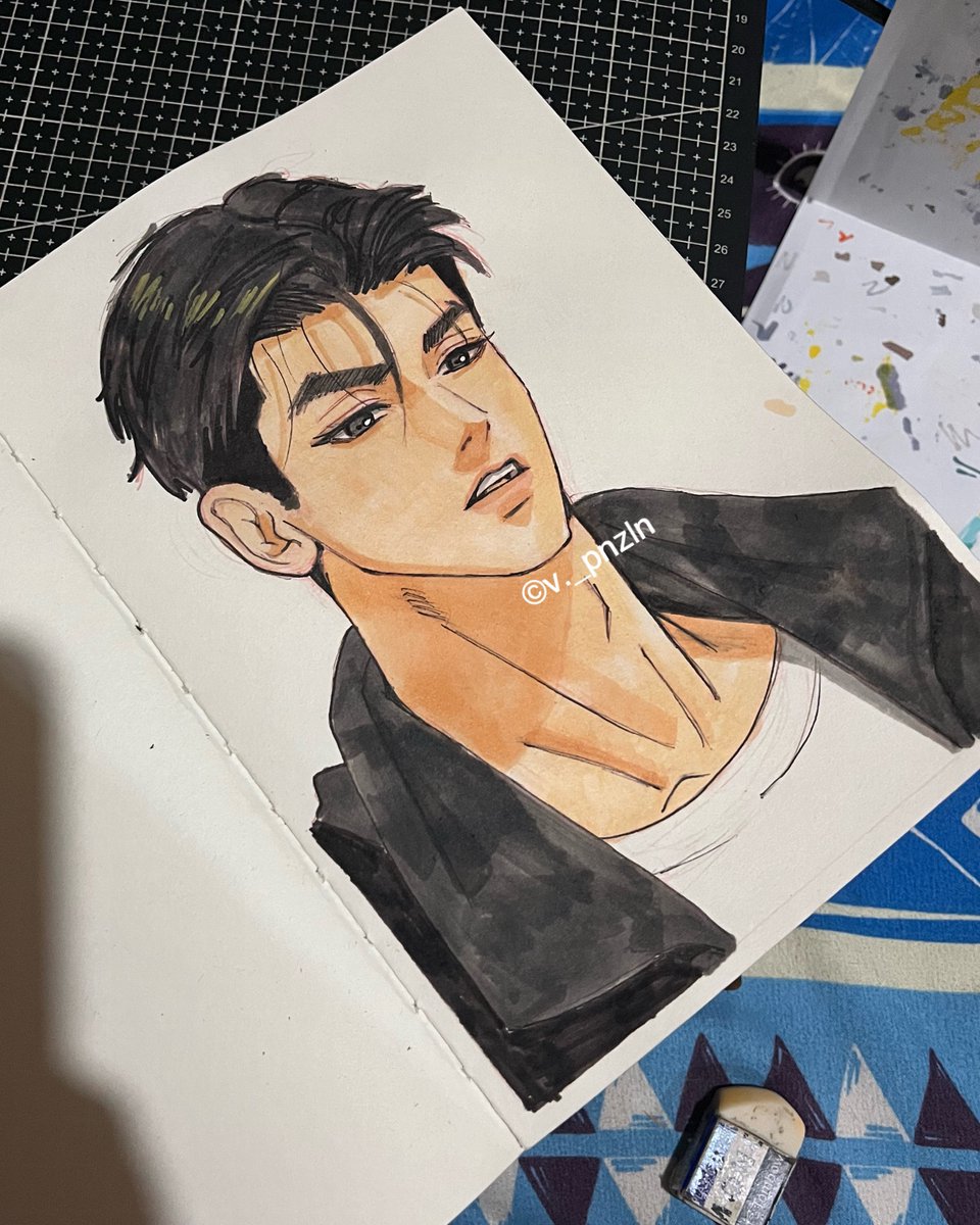 v_pnzln's tweet photo. Joo Jaekyung marker practice
✧・゚: *✧・゚:*
#징크스 #jinx #jinxmanhwa #joojaekyung #art #illustration #markers #alcoholmarkers #alcoholmarkerart #야화첩 #그림쟁이 #guhitph #guhit #artph #drawingph #bl #blmanhwa #kbl #manhwa https://t.co/GtFbI9F7R8
