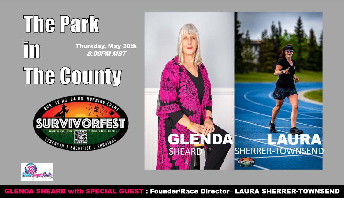 Excited to have Laura Sherrer-Townsend the Founder/Race Director of Survivorfest24 Race on The Park In The County Thur. May 30th.
Listen online to show 81 from 8-9pm on @SoundSugarRadio 
OR the 'Keeping it Real' podcast #2024-39 on your favourite podcast
#TPinTC @shpk #strathco