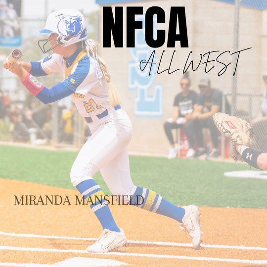 🌟NFCA ALL-WEST REGION PLAYERS🌟
Congrats to our 3 Bruins!🐻
1st team- Shelbee Jones
2nd team- Miranda Mansfield & Lexie Shaver