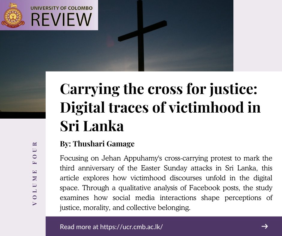 University of Colombo Review tweet media