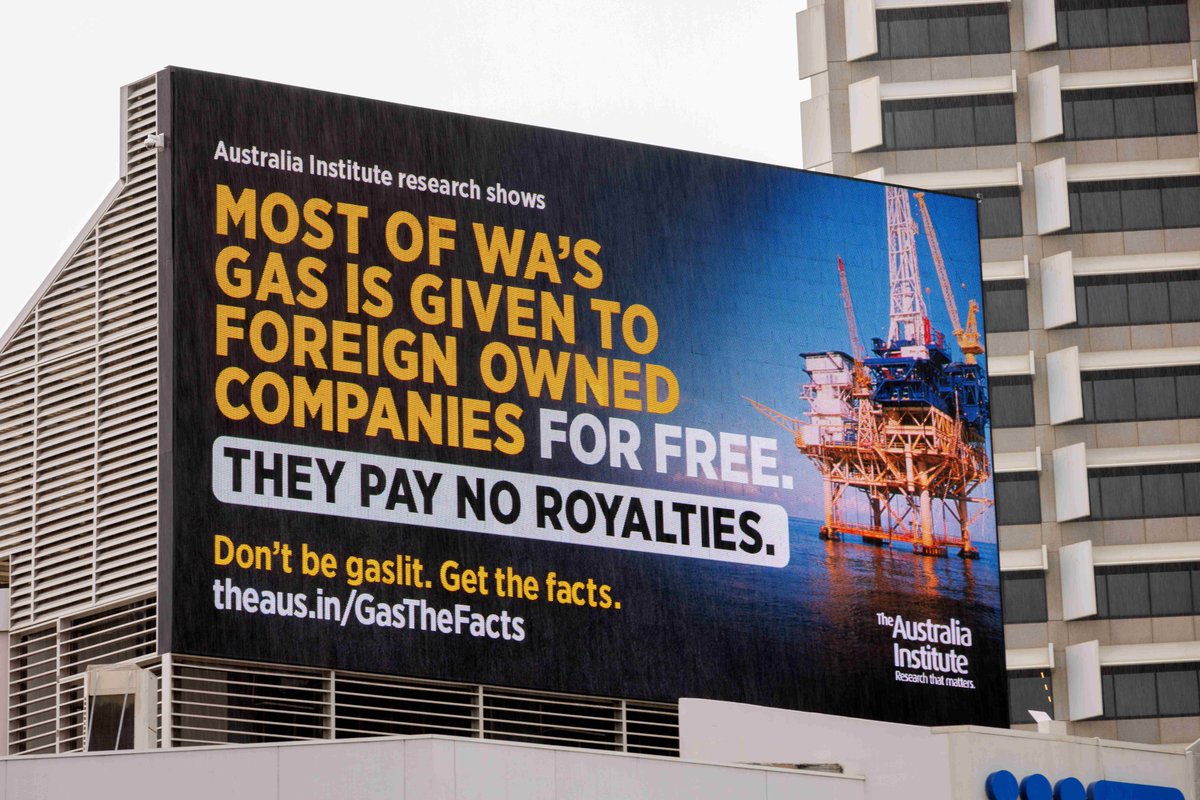 Our billboard today reminding Western Australians, and Australian politicians how badly we are being ripped off.

Makes one wonder how our politicians have let this happen, and why they are doing nothing to fix it. #auspol