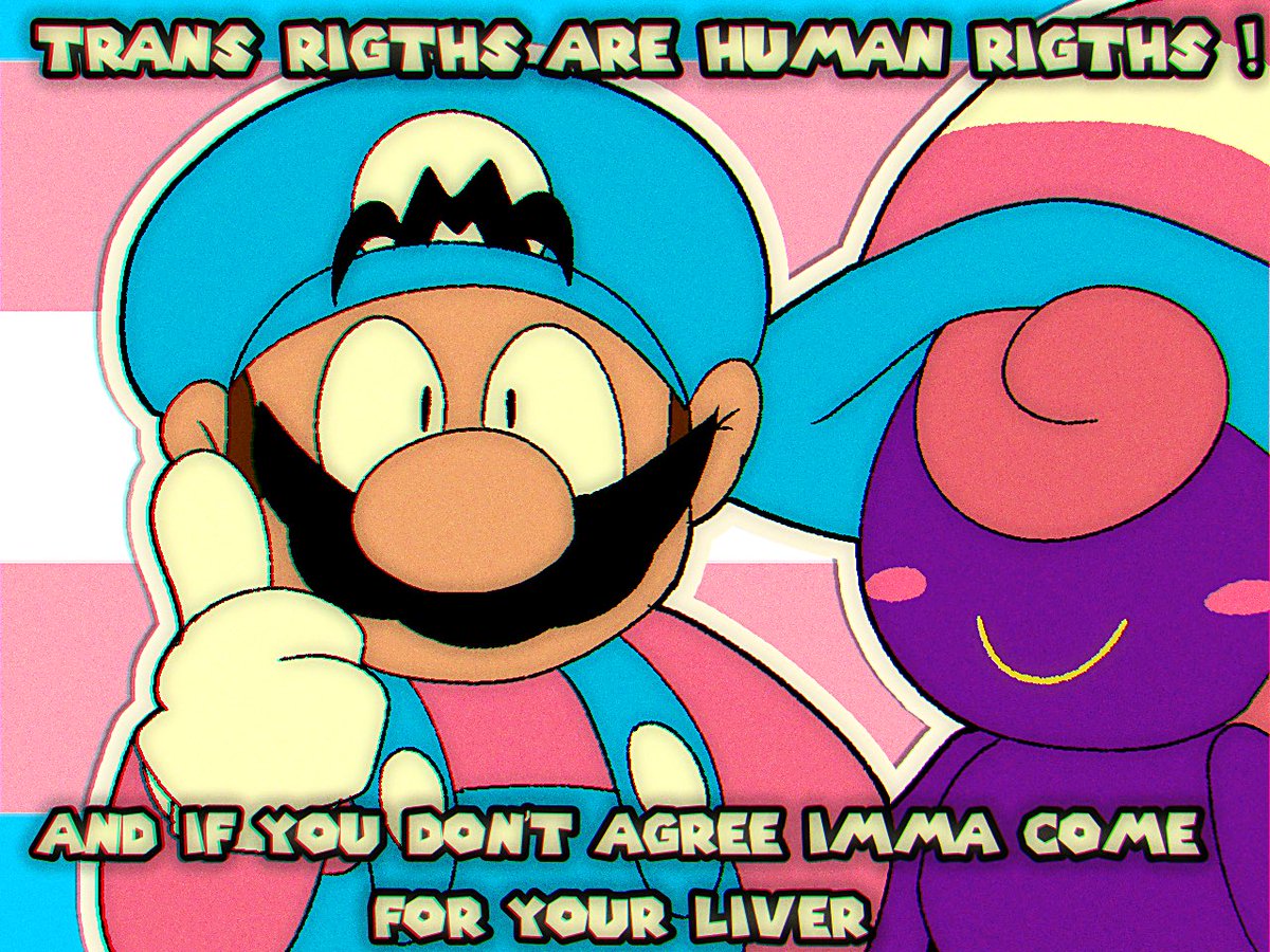 Mario supports trans rights and thats a fact  #papermariothethousandyeardoor #papermariovivian #papermario #mariovivian #vivian #supermario #marioxvivian