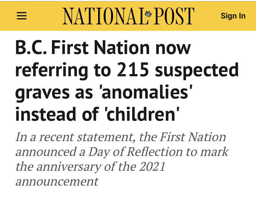 1.  Ooops!  That pogrom the Trudeau Liberals allowed to happen against Christians, burning hundreds of churches, calling this “understandable,” was all based on a lie, a lie that they think they can safely admit.  Reparations for Christians?  Don’t hold your breath.