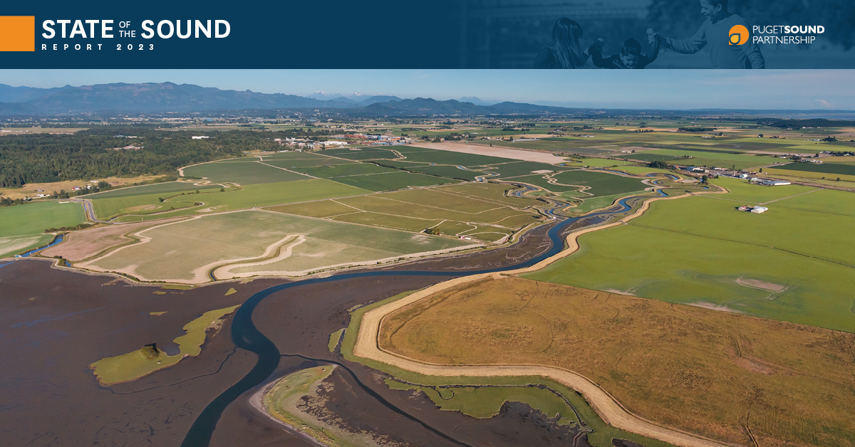 PSPartnership's tweet photo. The Partnership's Science Panel, in its comments in the 2023 State of the Sound, emphasizes the need for urgent action in our effort to recover Puget Sound. "[I]nnovative new approaches to ecosystem recovery are no longer a luxury; they are a necessity." https://t.co/yKl01XyyLP https://t.co/XXhBB0hy2w