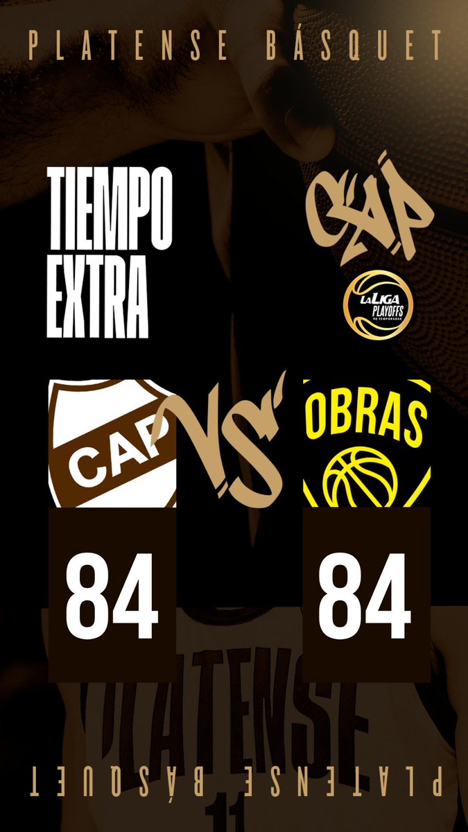 🏀#PlayoffsLaLiga40🔛⏱️ #Final4C 📌 Después casi llevarse la victoria, el Tachero igualó sobre el final 📊 Eric Flor: 27 pts, 5 reb y 2 as. 📊 Facundo Vázquez: 18 pts, 5 reb y 5 as. #VamosCalamares🦑