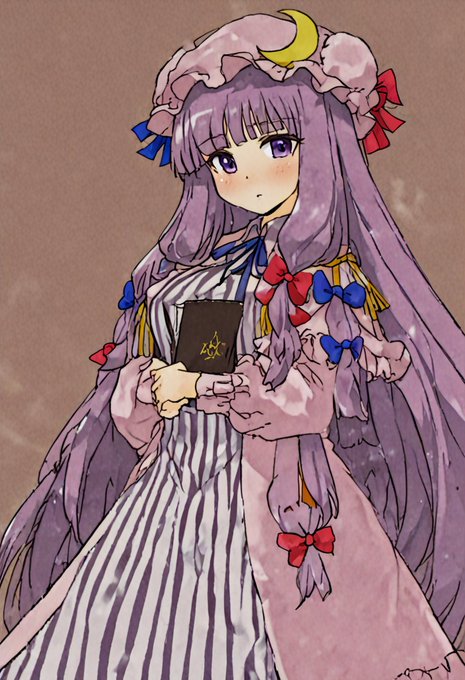 「hat ornament purple hair」 illustration images(Latest)