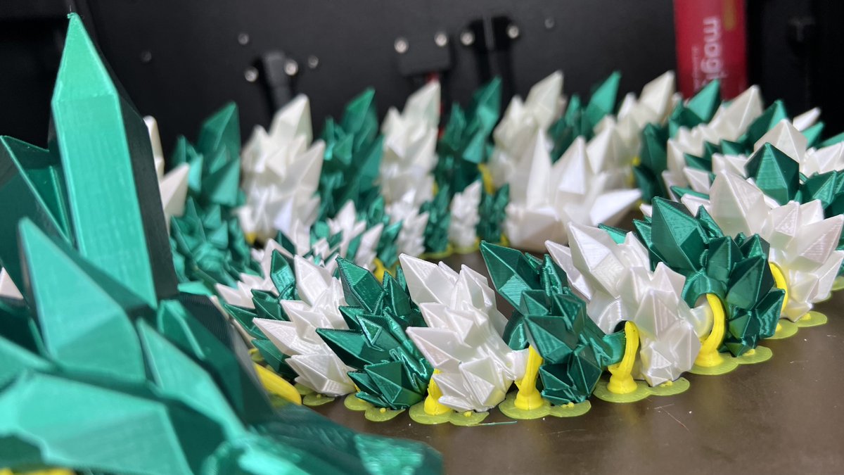 Filament Frenzy (@filamentfrenzy) on Twitter photo A small test print using the <a href="/PrintedSolid/">Printed Solid</a> Jessie Elixir PLA 😊
I’ve used 100’s of spools of elixir over the years, this new variant is absolutely stunning, colours are beautiful, shine is awesome, printability is spot on and layer adhesion is perfect 👌
Nice work <a href="/drandolph/">David Randolph</a> A small test print using the <a href="/PrintedSolid/">Printed Solid</a> Jessie Elixir PLA 😊
I’ve used 100’s of spools of elixir over the years, this new variant is absolutely stunning, colours are beautiful, shine is awesome, printability is spot on and layer adhesion is perfect 👌
Nice work <a href="/drandolph/">David Randolph</a>