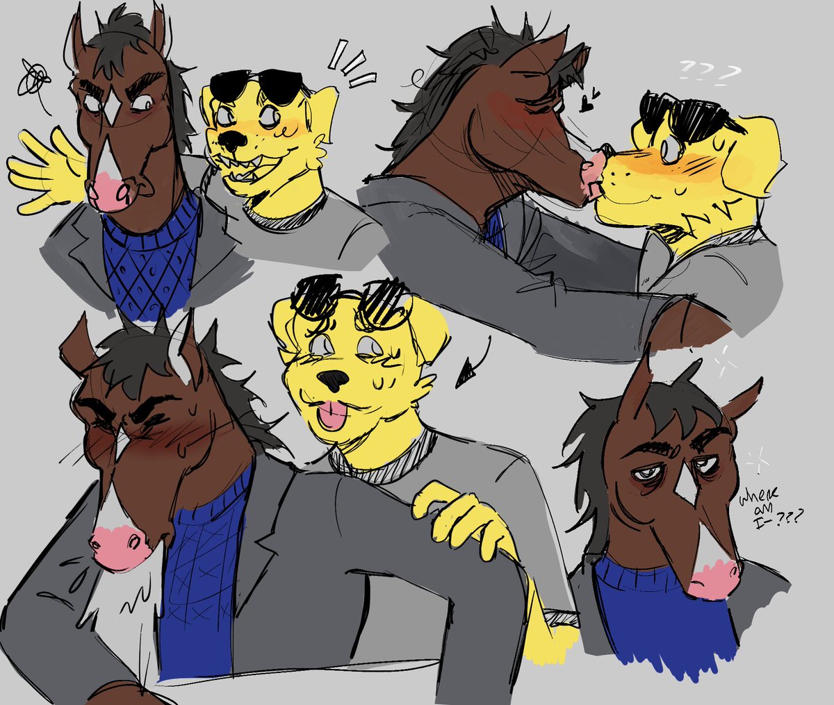 #bojackhorseman #bojack #mrpeanutbutter #bobutter (funny ship name) 
you'll never guess what show I'm rewatching for the 5th time