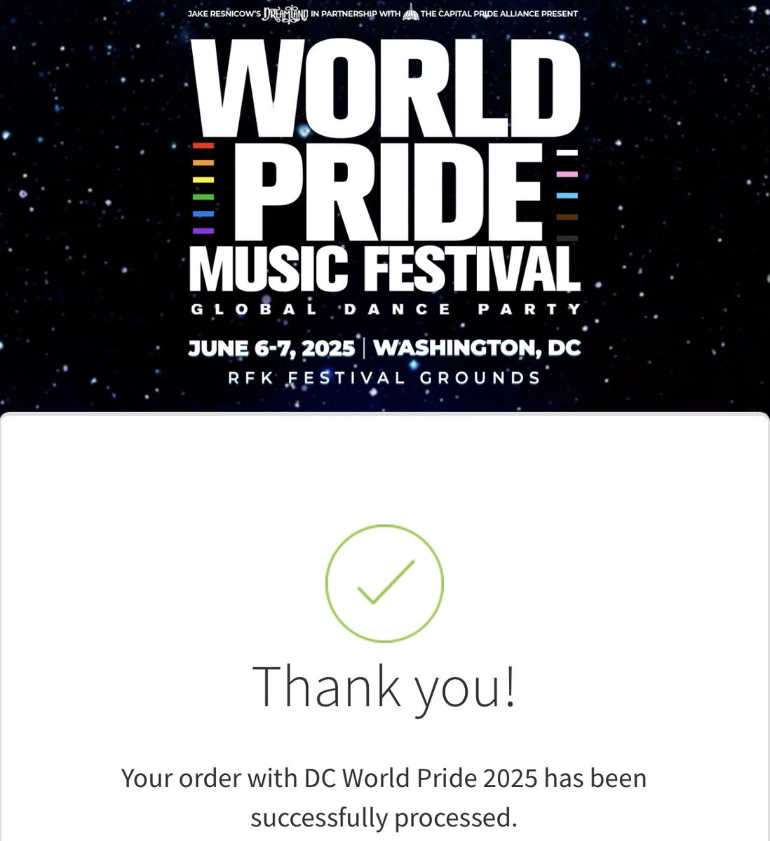 Already planning for 2025! 😏🌈