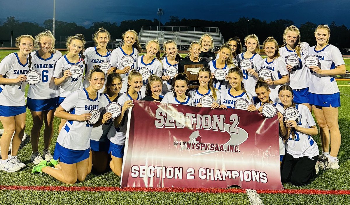 Congratulations to Saratoga, our Class A Girls Lacrosse CHAMPS! 🥍🏆⭐️