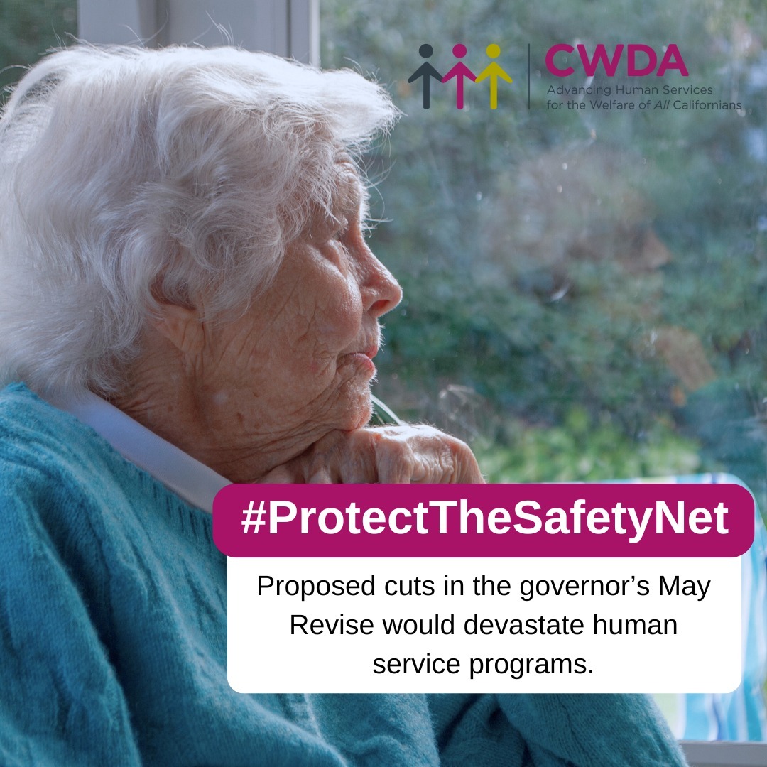 The governor's proposed May Revise effectively reverses ten years of investments and gains made across the entire range of human services programs. No program area is spared. We cannot let the state's budget be balanced on the backs of the most vulnerable. #cabudget