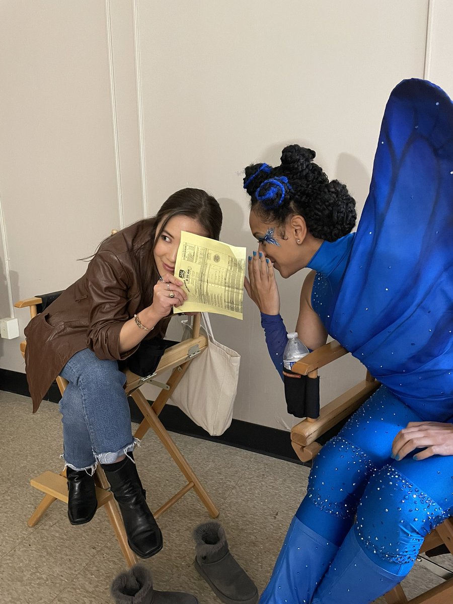 DjoulietAmara's tweet photo. a new episode of the big door prize is out <3 my second favorite of the second season to film… i hope u have fun :~) #thebigdoorprize @allymaki 🦋 https://t.co/6HqlHOtFM3
