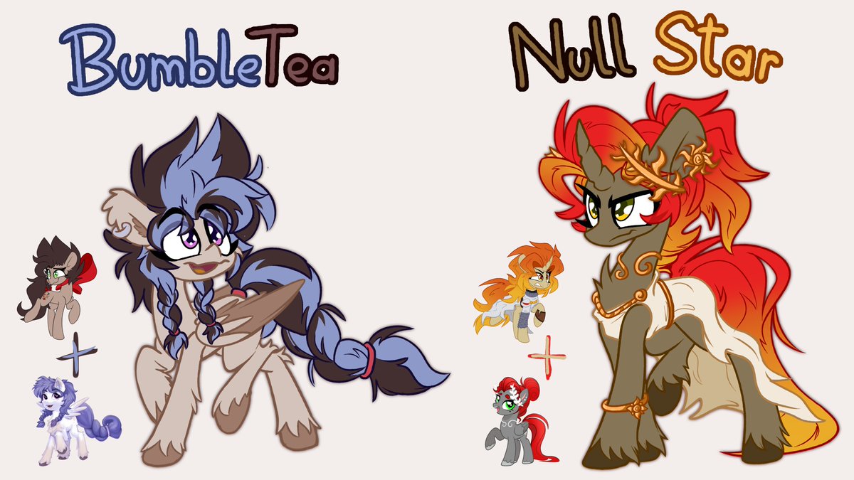 NekroLed's tweet photo. First 2 fusions! 
One for @viralcosmos and one for my beloved @stinky_bug_ ! https://t.co/2DTsxJexWn
