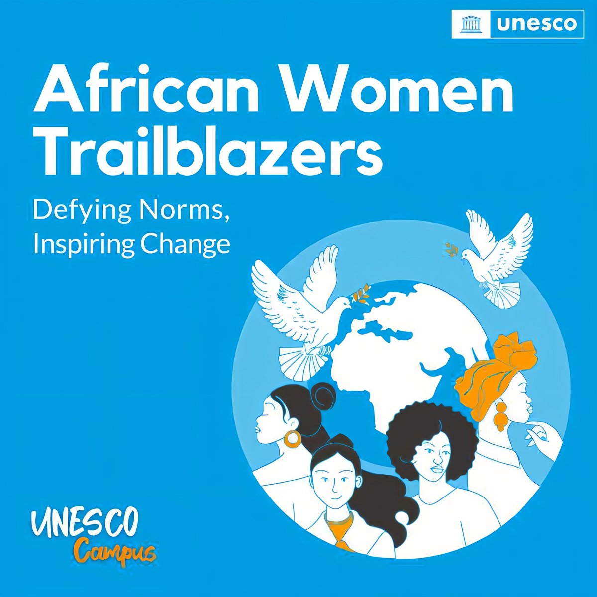 Celebrating #AfricaDay! 🌍 African women are breaking norms &amp; creating a brighter future. 
Join us in shaping an inclusive world. Be the change with #UNESCOCampus! 💪✨ 
👉tinyurl.com/msxudvxc #TECH4ALL