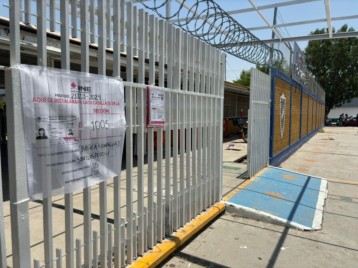 ¿Ya te enteraste⁉️🤳🏽📱 Más de mil 281 escuelas públicas y privadas de SLP facilitarán la instalación de dos mil casillas electorales para las elecciones del 2 de junio 🧮🗳️👩‍🏫