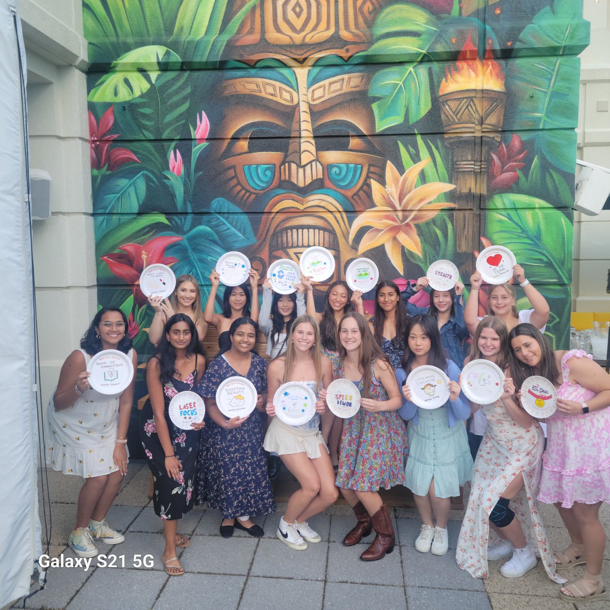 Tennis banquet! The girls with their paper plates awards! Thank you players and parents for a wonderful season! 🎾 <a href="/DHS_Principal/">Kurt Schneider</a> <a href="/dhshornetsAD/">Cliff Elgin</a>