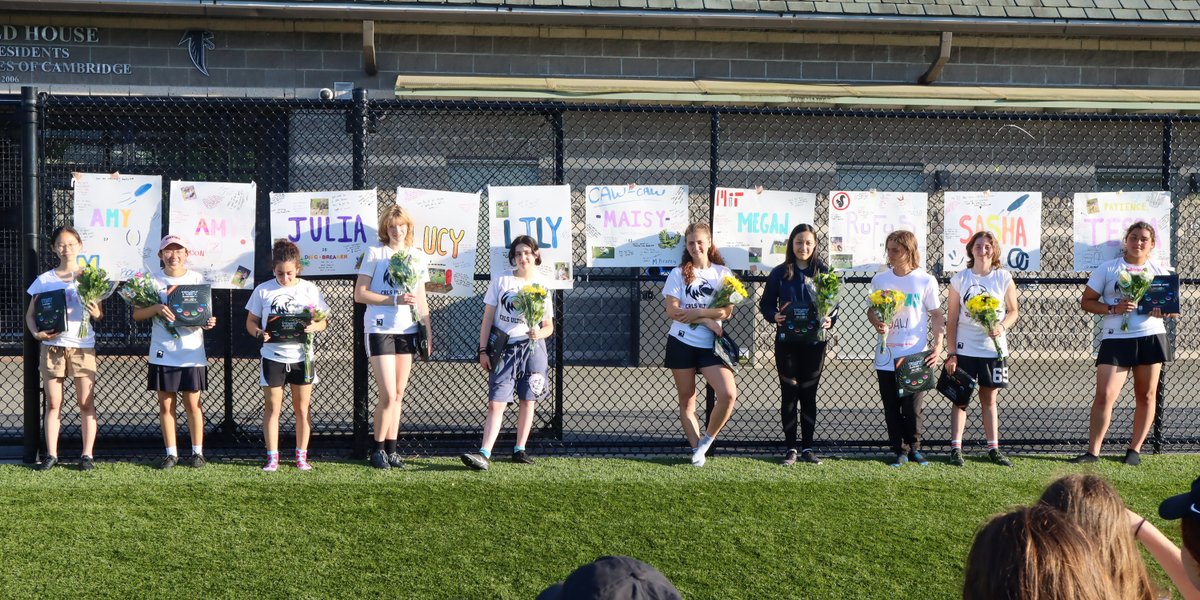 Thank you to the Senior members of our Girls Ultimate Frisbee team. Thank you for your contribuitions in building this team. @CRLStweets @cambridge_cpsd @cambridgechron