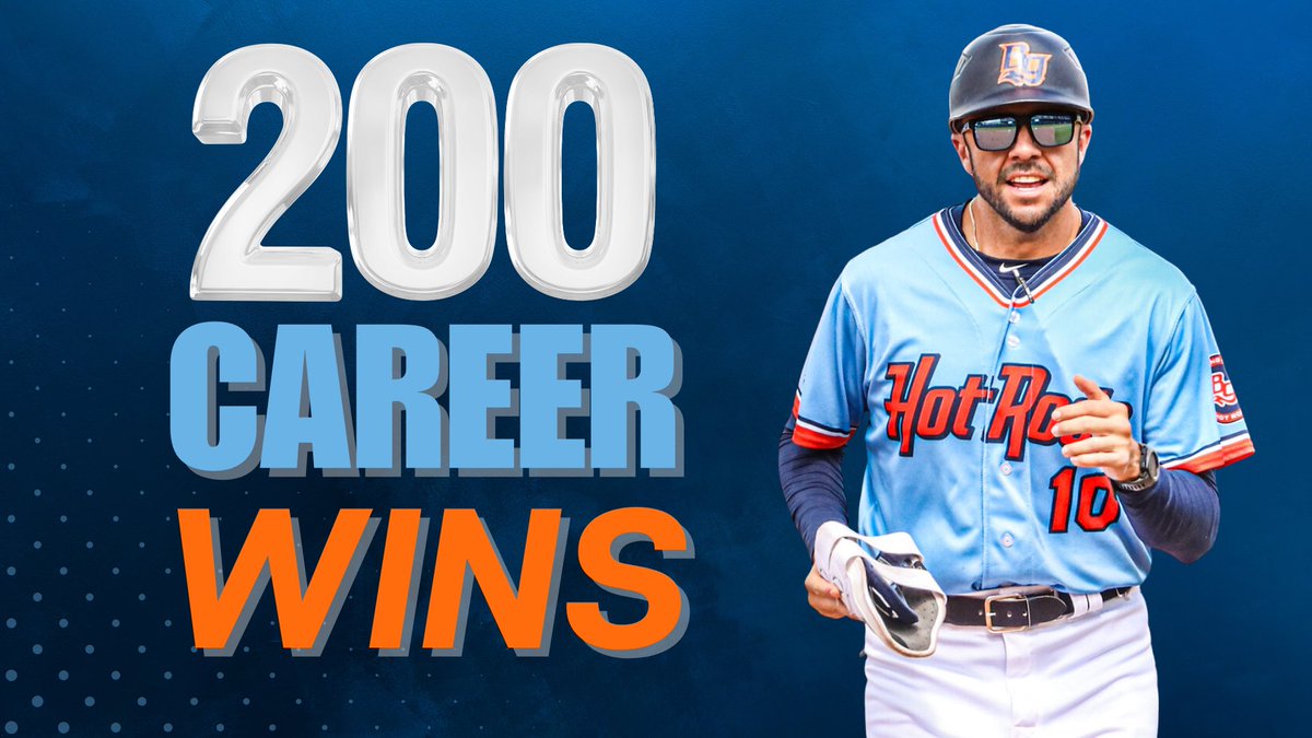 Congratulations to our very own Manager, @RafyValenzuela, on achieving 200 career wins! 🎉