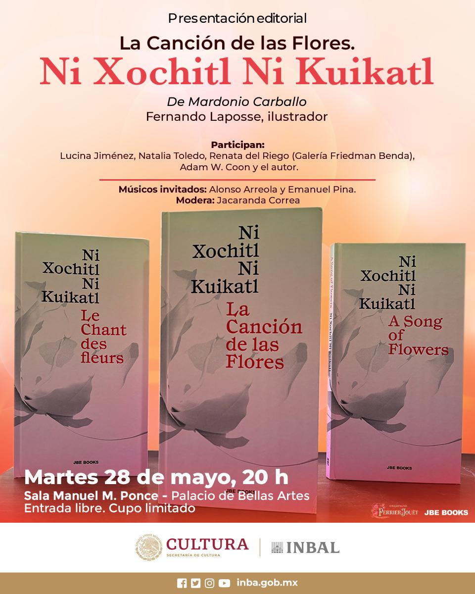 🔴 #EnVivo || Presentación del libro 'La canción de las flores / (Ni xochitl ni kuikatl)', de @mardoniocarbalo, desde la Sala Manuel M. Ponce del @PalacioOficial. 👉 facebook.com/share/v/EHr4Gx…