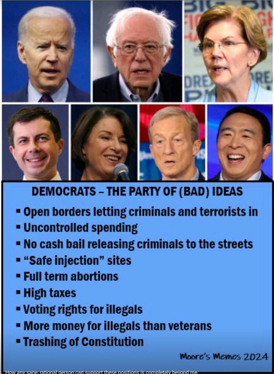 Democrats the party of bad ideas. 💡
