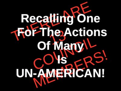 willson_walter's tweet photo. @MakeDCSafe This is WOWER! Blaming one for the action of many is UN-AMERICAN! It takes more than one to turn legislation into Law! If you're gonna recall - recall all 13! https://t.co/nq6bk3v1up