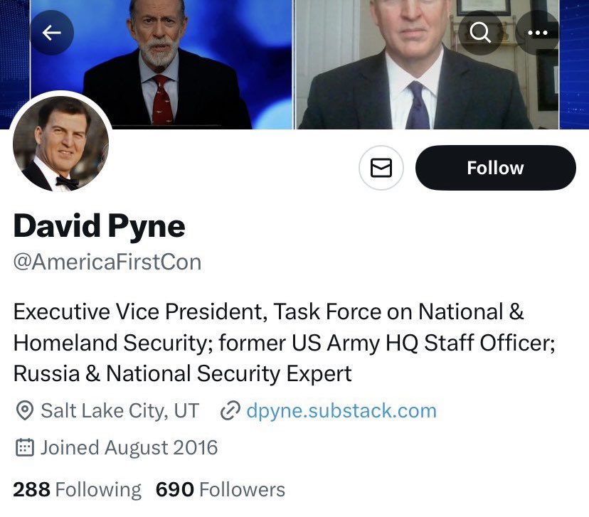 1) YOU’VE GOT TO SEE THIS! I did more digging on this guy that Elbridge Colby retweeted and follows. Ok, those credentials he gives? “Task Force on National & Homeland Security”? It’s a PRIVATE organization. And wait’ll you see a paper he wrote for them! Let’s see it!⬇️