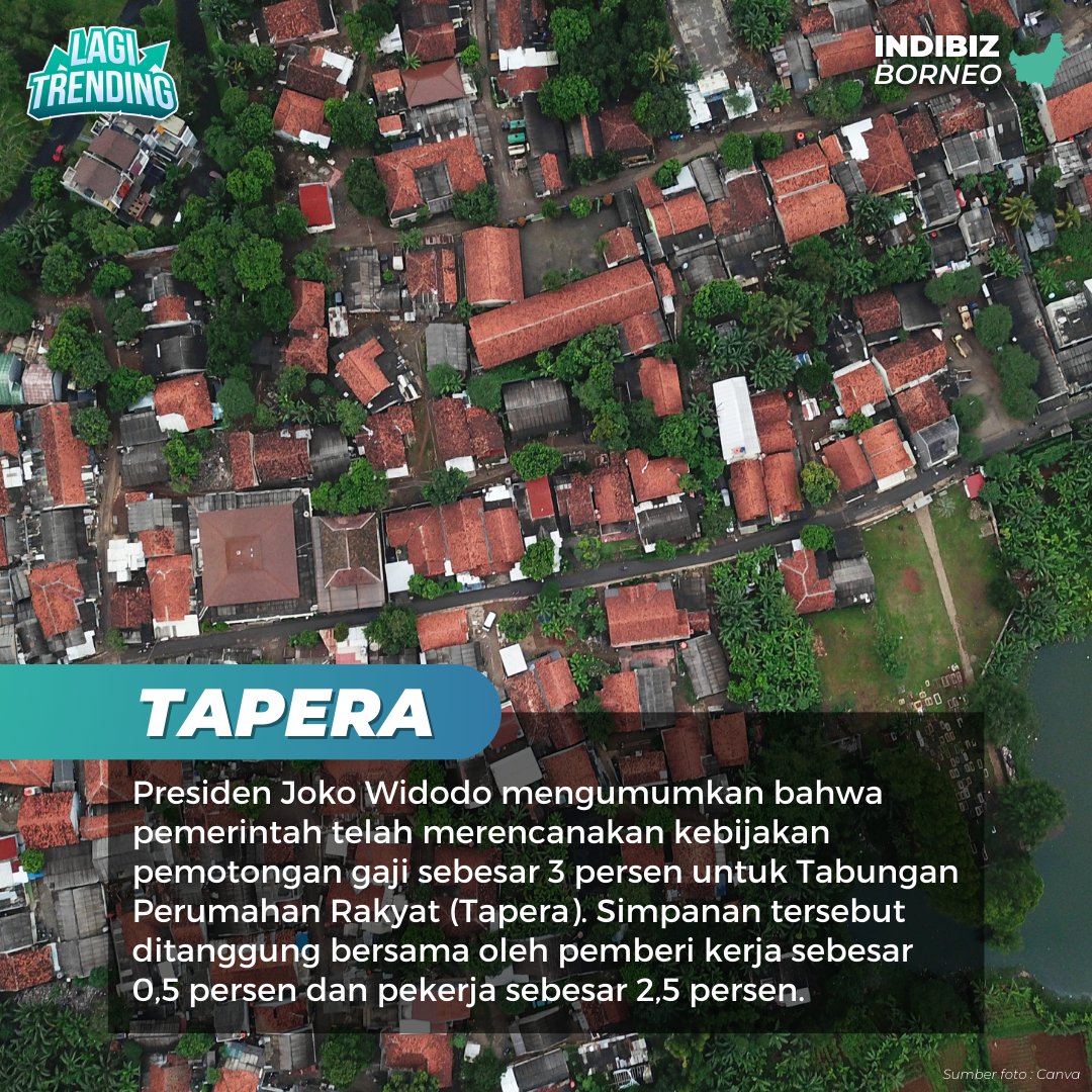 Tapera oh Tapera🥲

Tabungan Perumahan Rakyat (Tapera) adalah penghimpun dana untuk pembiayaan perumahan, guna memenuhi kebutuhan rumah yang layak dan terjangkau bagi peserta.

Yeay, bakal punya rumah sendiri semua dong🥹

#Indibiz #IndibizBorneo #Rame