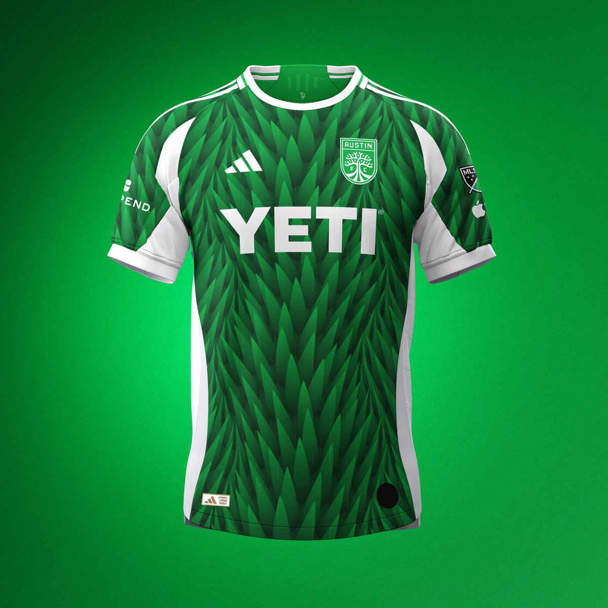 schmidtty's tweet image. Designing a jersey for every #AustinFC goal in 2024:

------------------------------
Goal 1 of 1 v Houston Dynamo (still catching up!)
------------------------------
Season Total = 16 Goals (getting closer to current...)
------------------------------

Agave 2.0 Kit 🔽