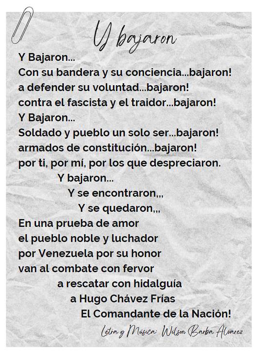 @almarevolucion1 @dcabellor @jdavidcabello @PartidoPSUV @ConElMazoDando @avilaelguerrero @columanasbj @AngeloRivasVen @RicardoInterni1 @RioCrecido_ven @jileduardoPSUV @Elantmjs24 @Guss4358Delgado @randycabello @RamnZERPA13 @DuberlysGonzle1 Y... #PorAmorAVenezuela Bajaremos 1000 Veces En Defensa de La Patria...🇻🇪 #LaEsperanzaEstaEnLaCalle y #LasCallesSonDelPueblo ✊🏻 @Lloviznando 🎶